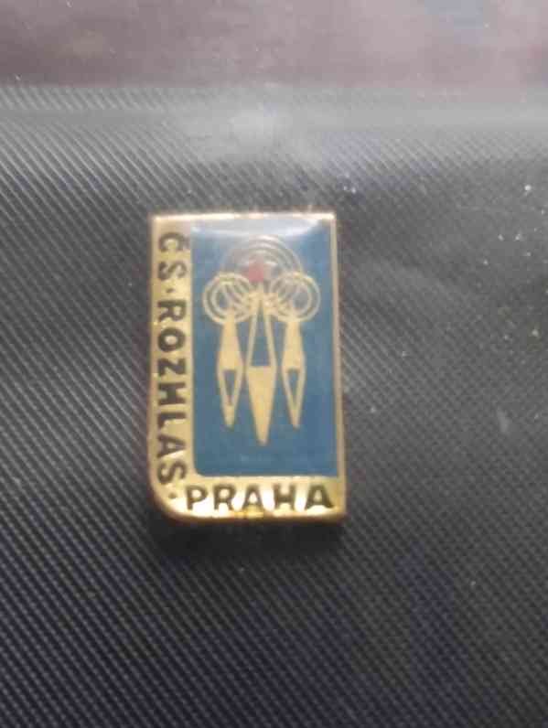 Sada 6 sběratelských odznaků Čs. Rozhlas Praha - foto 2