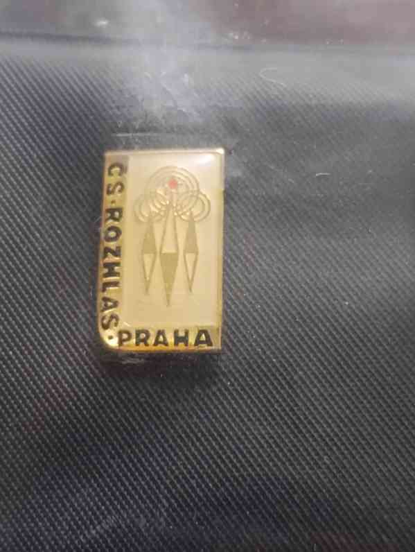 Sada 6 sběratelských odznaků Čs. Rozhlas Praha - foto 3