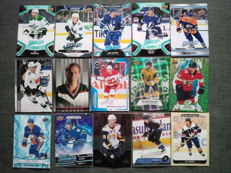 Hokejové karty NHL a česká liga 50ks - foto 2
