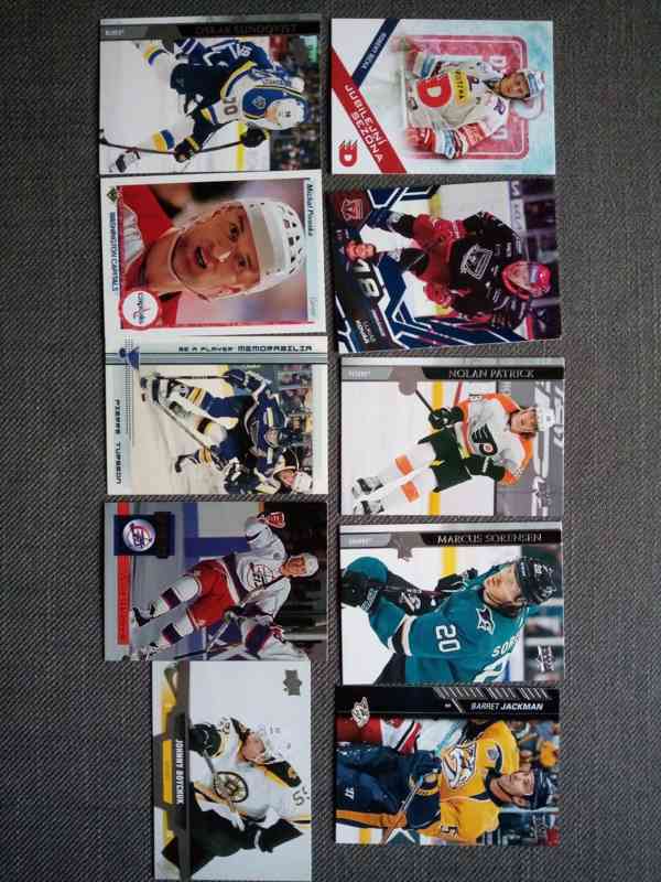 Hokejové karty NHL a česká liga 50ks - foto 4