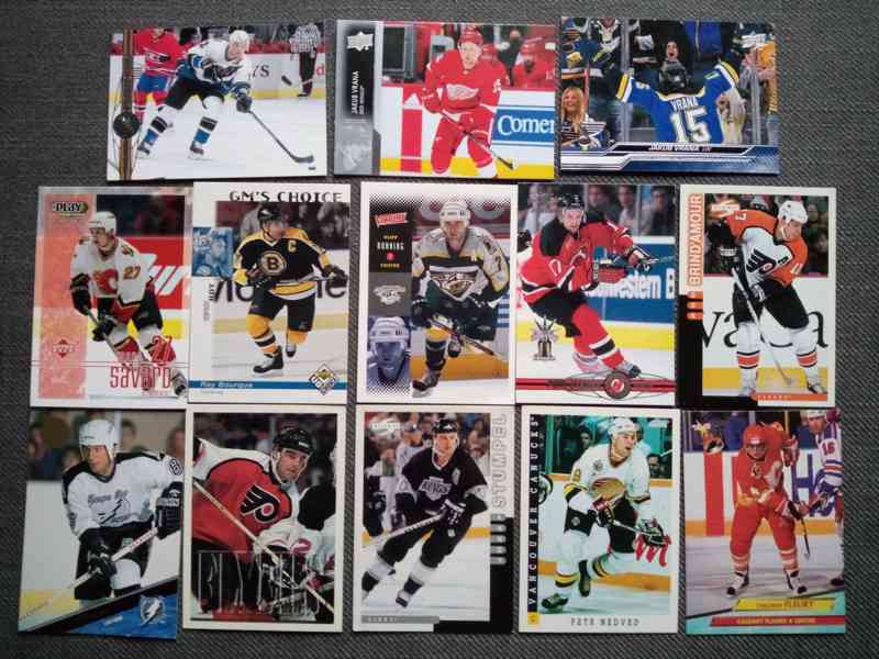Hokejové karty NHL a česká liga 50ks - foto 3