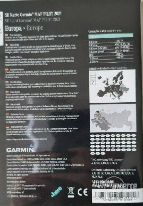 Mapy SD Karta Mercedes Garmin Map Pilot  2022-23  V19 - foto 6