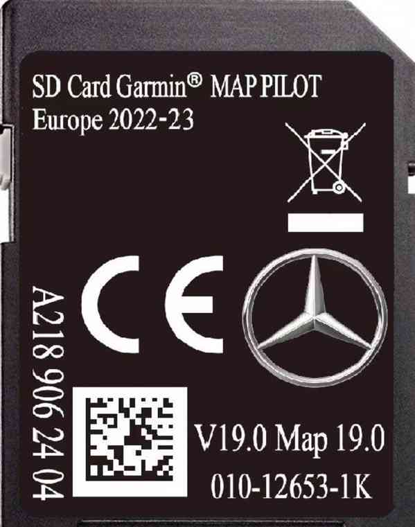 Mapy SD Karta Mercedes Garmin Map Pilot  2022-23  V19