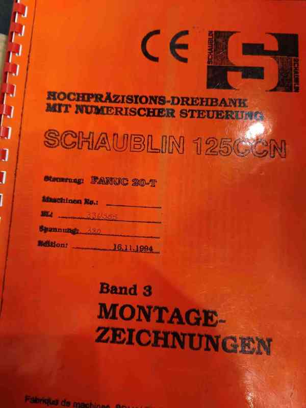 Použitý CNC soustruh Schaublin 125-CCN, r. v. 1996 - foto 10