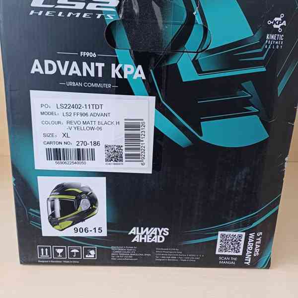 Silniční překlápěcí přilba LS2 Advant REVO - foto 11