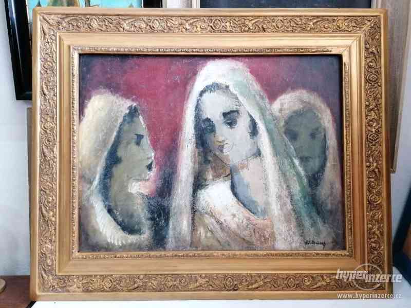 Obraz olej na desce, autor F.J.Kraus - foto 1