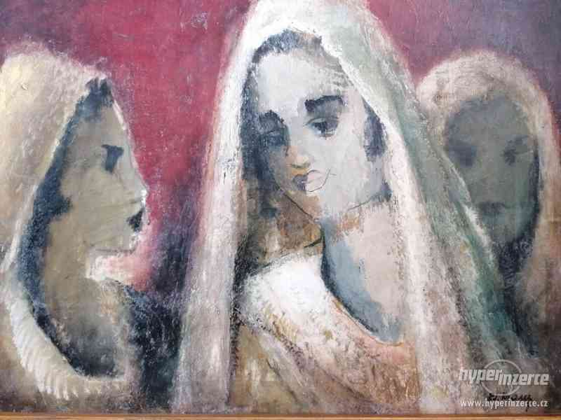 Obraz olej na desce, autor F.J.Kraus - foto 2