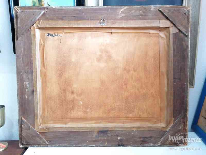 Obraz olej na desce, autor F.J.Kraus - foto 4