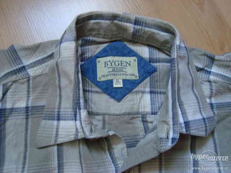 BYGEN JEANS  jednou použitá košile  vel XL - foto 2