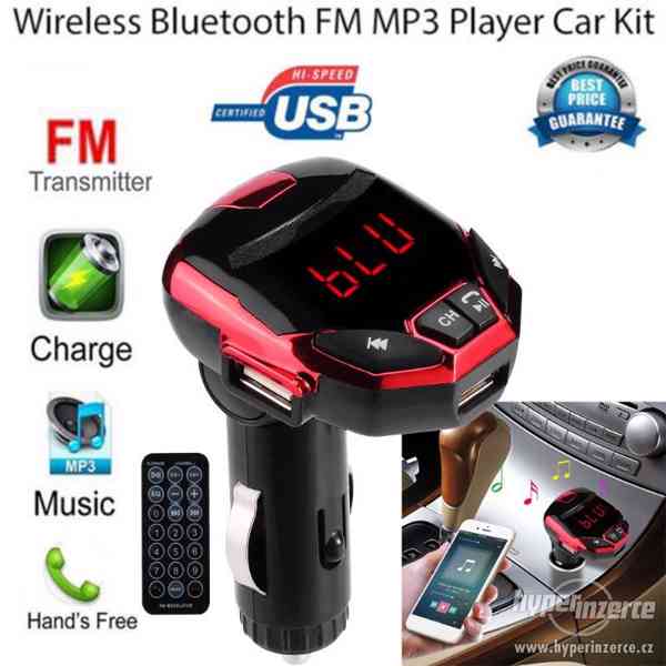 Bluetooth FM Transmitter pro běžné autorádio - foto 2