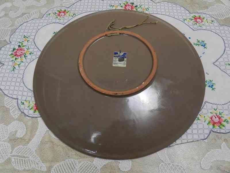 Zajímavý keramický Talíř Krásná Jizba - foto 3