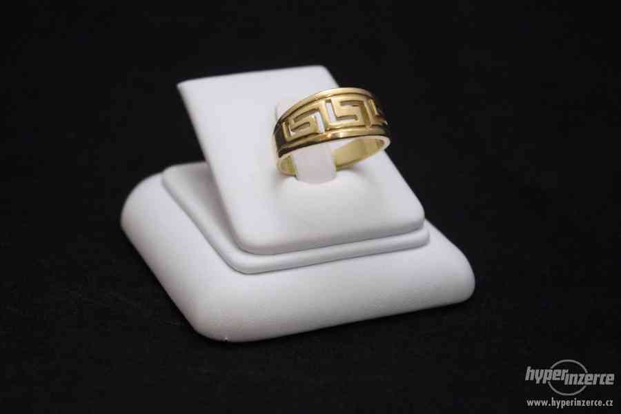 Krásný zlatý prsten 7.65 g - foto 1
