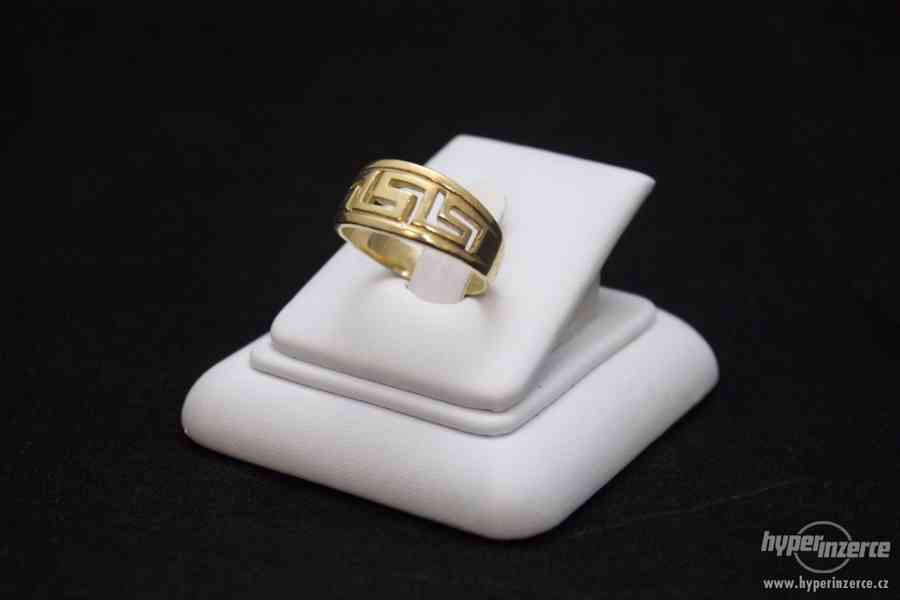 Krásný zlatý prsten 7.65 g - foto 2