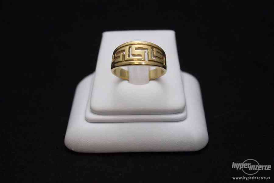 Krásný zlatý prsten 7.65 g - foto 3