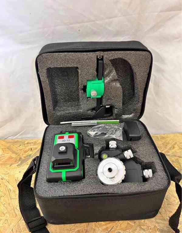 Nevyužitý 3D laser zelený 360º rotační - foto 4