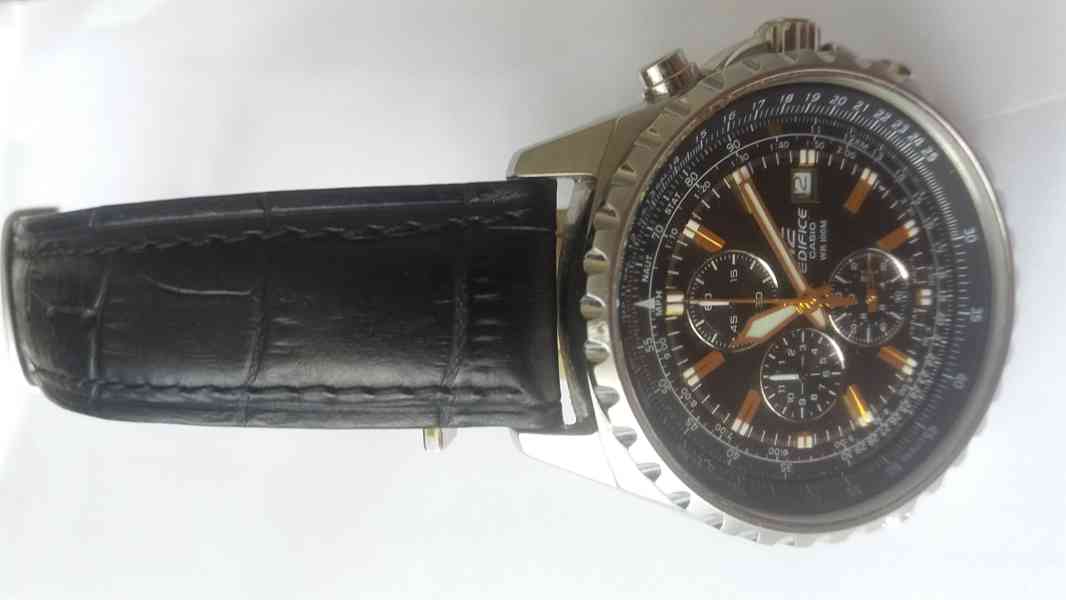 Casio Edifice EF-527L-1AVEF pánské hodinky, pásek pravá kůže - foto 2