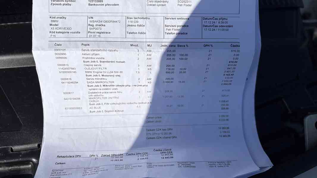 BMW X5 - 30d, (f15), 190 kw, tažné, origo stav, BMW servis - foto 22