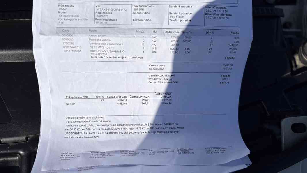 BMW X5 - 30d, (f15), 190 kw, tažné, origo stav, BMW servis - foto 21