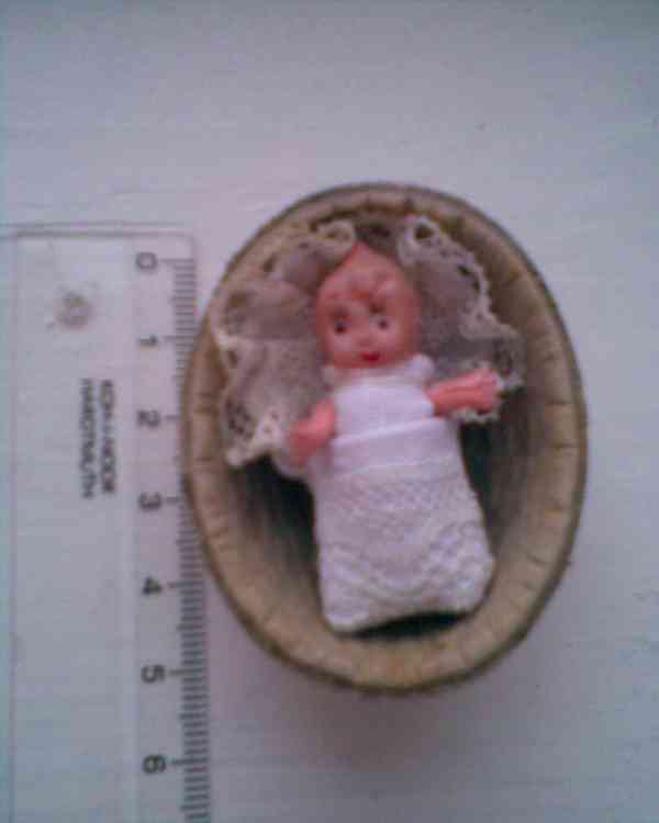 Retro malé kočárky s panenkami - foto 2