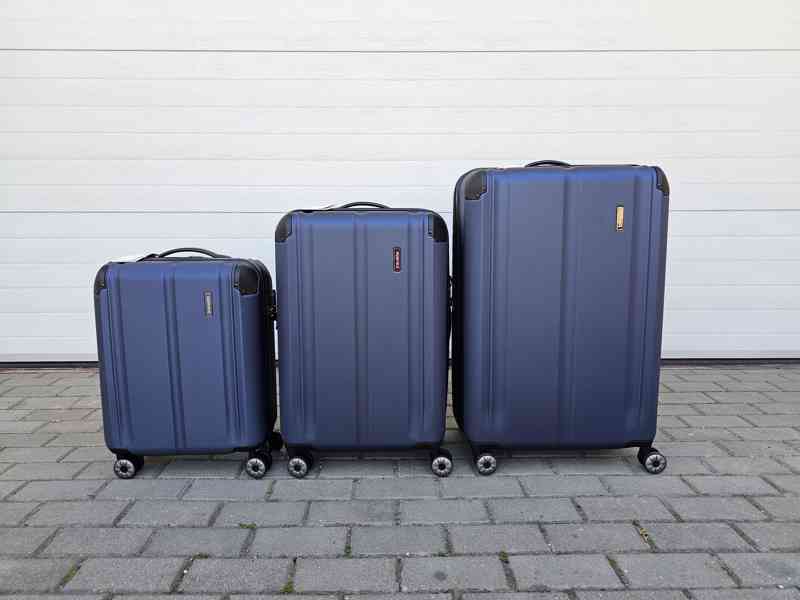 sada cestovních kufrů Travelite City 4w modrá - foto 1