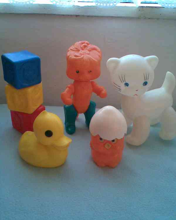 Retro plastové hračky SLEVA - foto 2