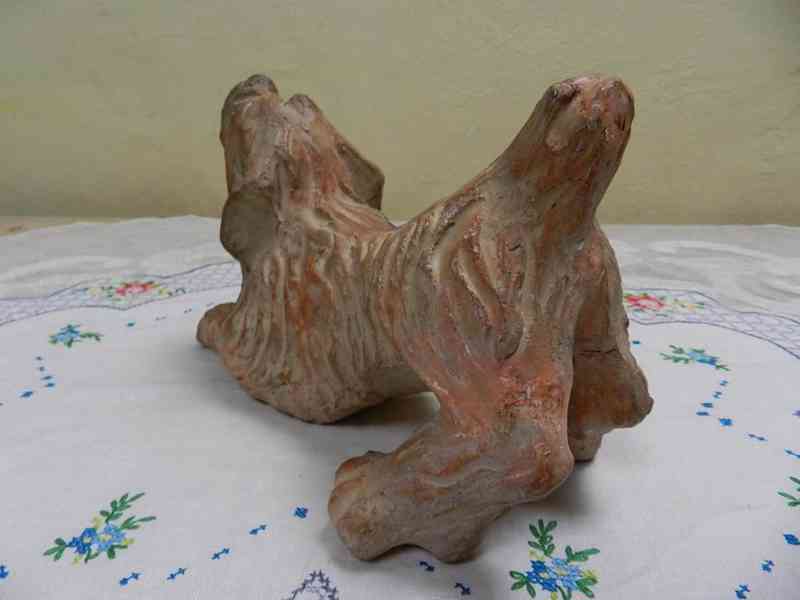 Art Deco keramická Plastika Pes Pejsek Otto Gutfreund    - foto 3
