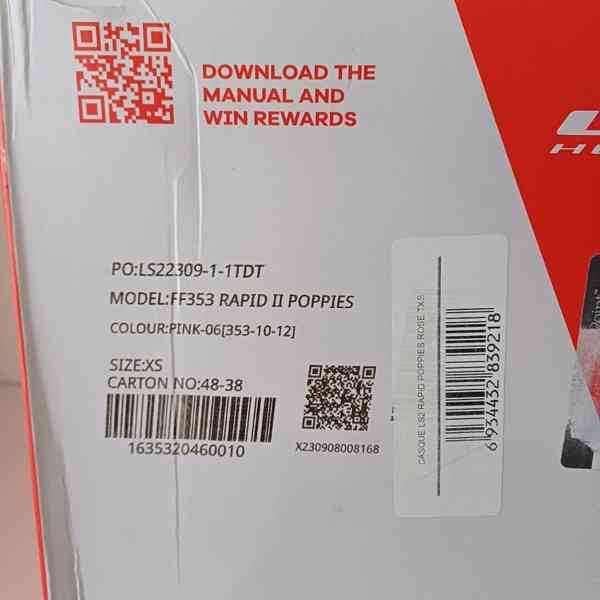 Silniční přilba LS2 Rapid Poppie - foto 9