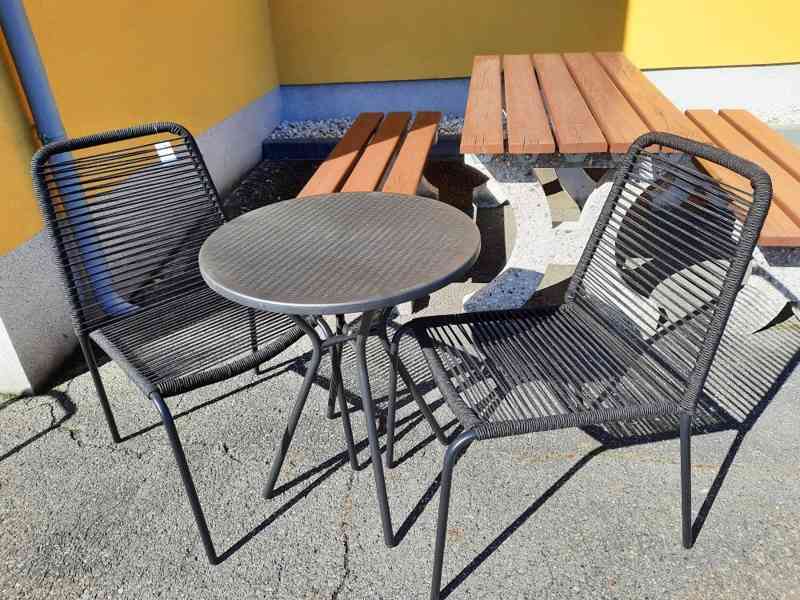 Levný zahradní nábytek stolek 700Kč, židle cena kus od 359Kč - foto 2