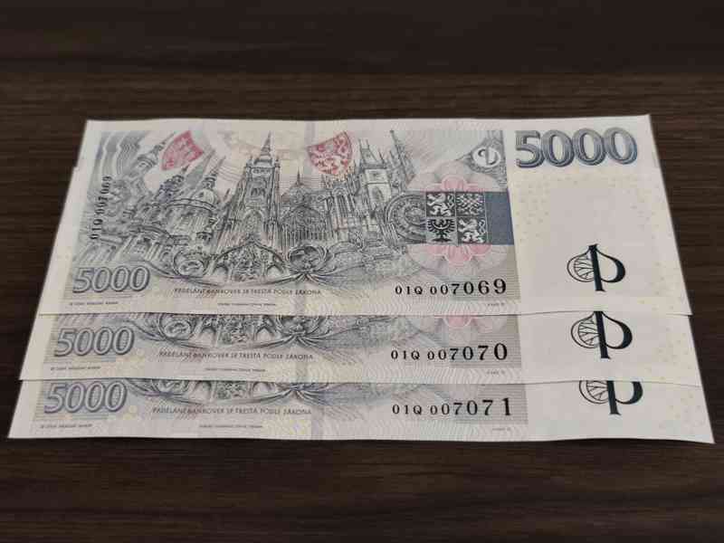 Výroční bankovka 5000 Kč 2026 ke 100. výročí ČNB - foto 2