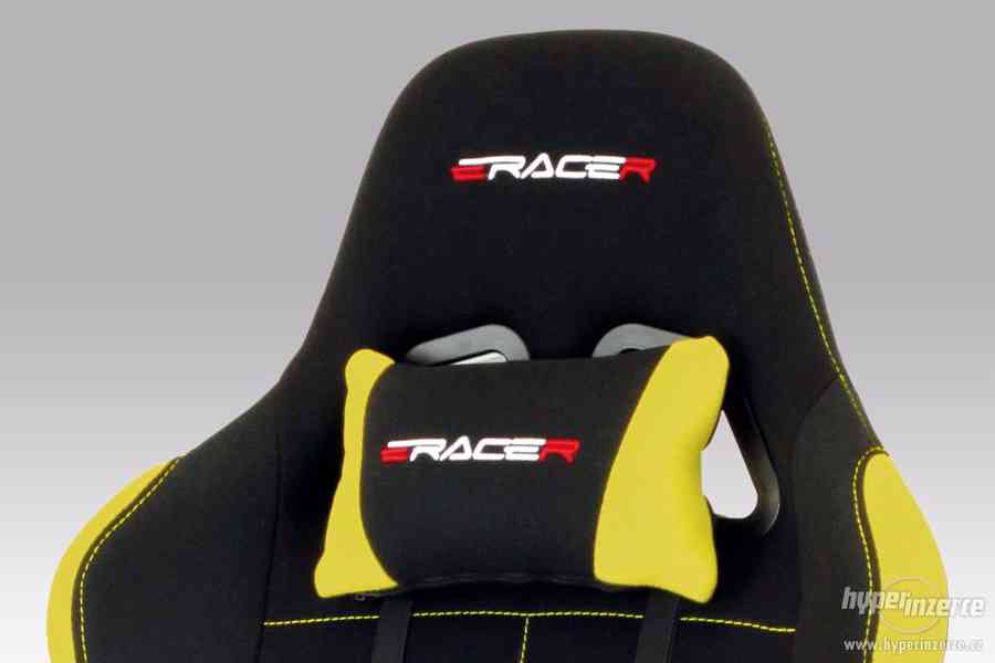 Kancelářská židle, herní křeslo E-Racer F1-02 YEL - foto 2