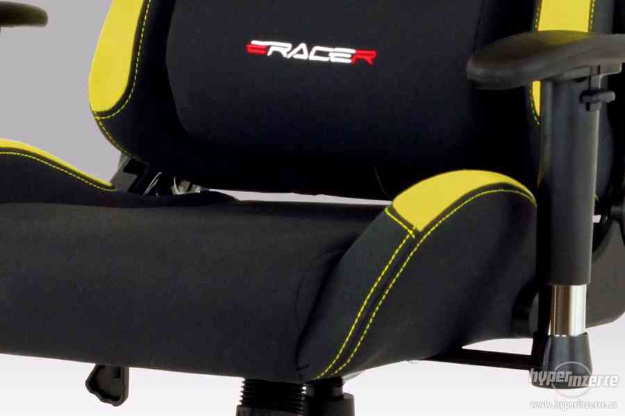 Kancelářská židle, herní křeslo E-Racer F1-02 YEL - foto 4