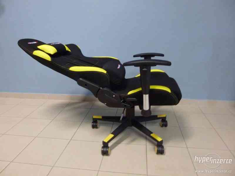 Kancelářská židle, herní křeslo E-Racer F1-02 YEL - foto 9