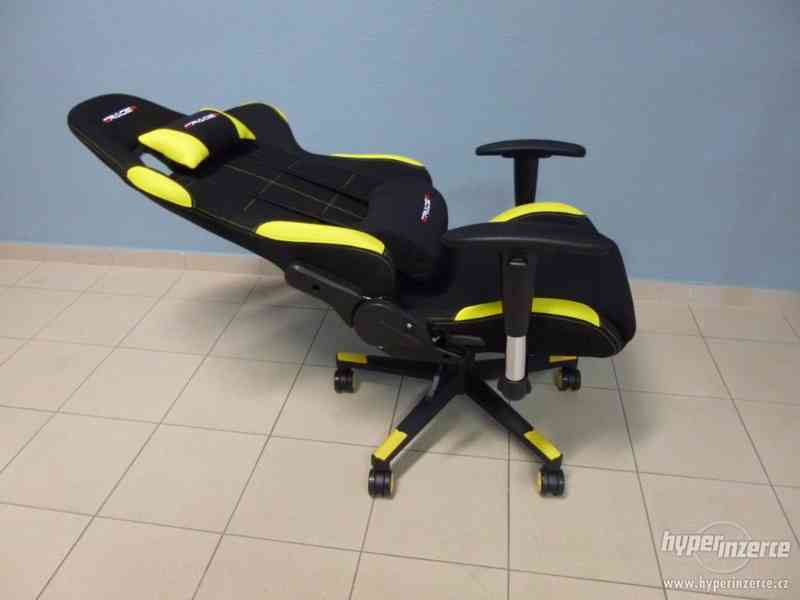Kancelářská židle, herní křeslo E-Racer F1-02 YEL - foto 10