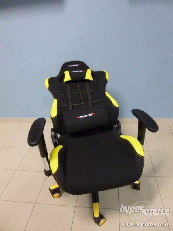 Kancelářská židle, herní křeslo E-Racer F1-02 YEL - foto 11