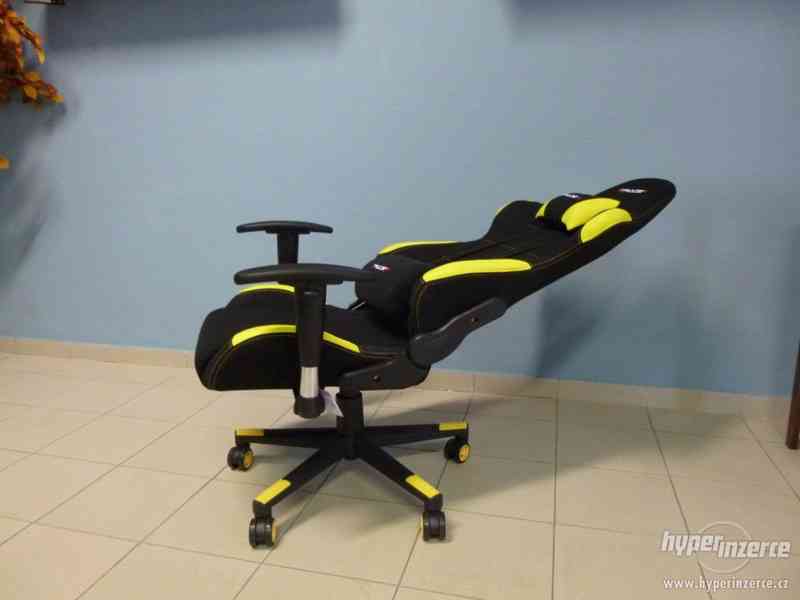 Kancelářská židle, herní křeslo E-Racer F1-02 YEL - foto 12