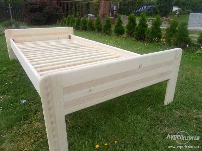 Dřevěná postel – nová - foto 1