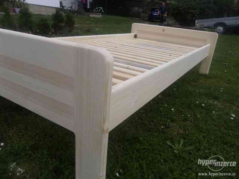 Dřevěná postel – nová - foto 2