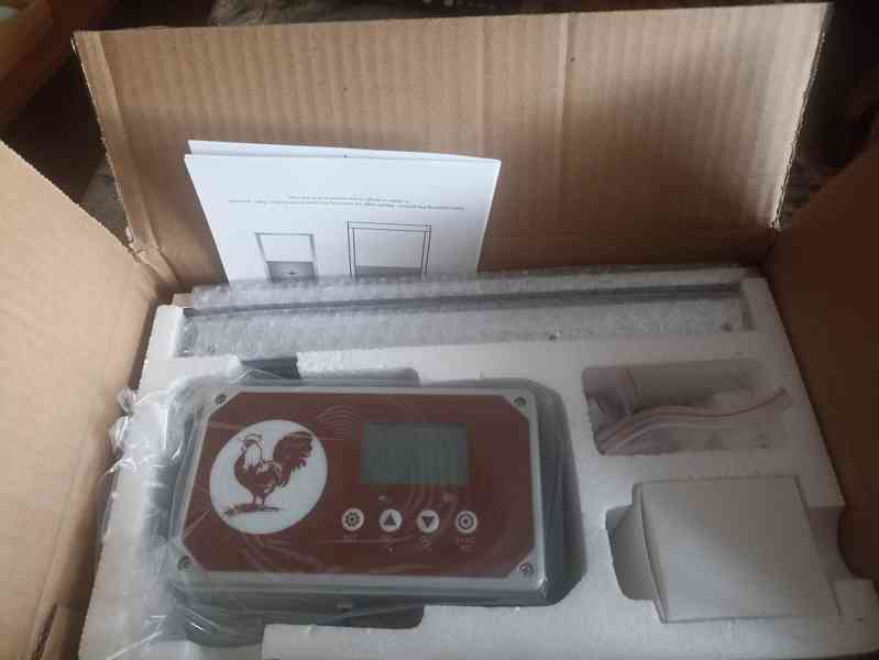 Automatická dvířka otevírání kurníku,kačen aj. - foto 3