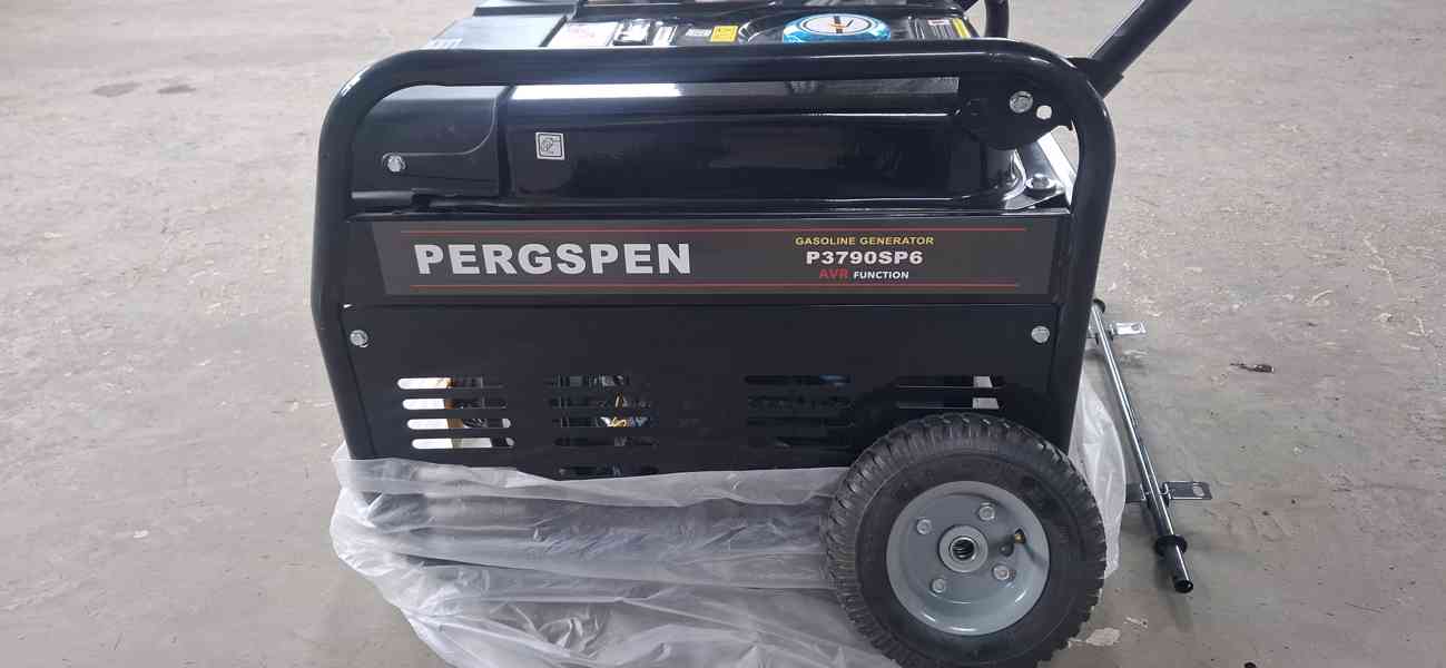 Elektrocentrála - benzínový generátor PERGSPEN P3790SP6 - foto 6