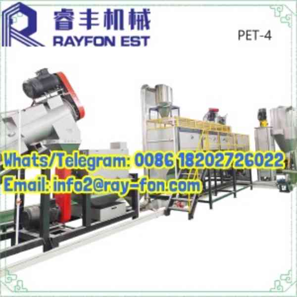 Hot Selling Plastic HDPE Bottle Washing Recycling Line - foto 2