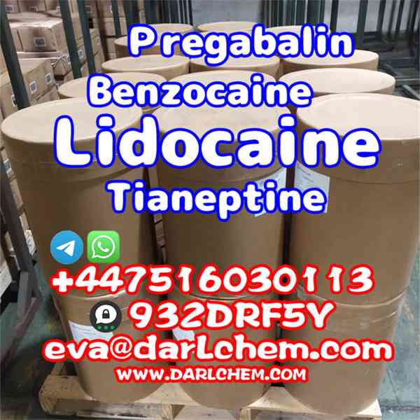 Lidocaine Tianeptine pregabalin raw Powder 137-58-6 darl Sup - foto 4