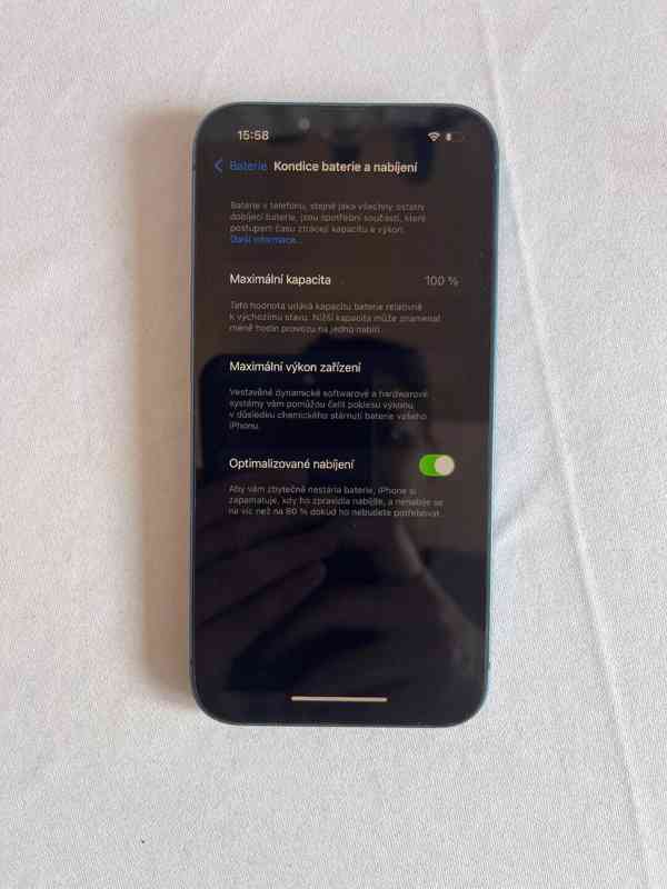 Apple iPhone 13 128GB Blue – plně funkční, baterie 100 %,... - foto 3
