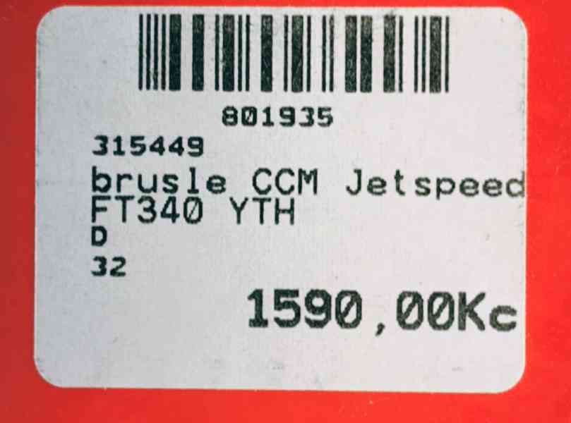 Dětské hokejové brusle zn. CCM JETSPEED   - foto 7