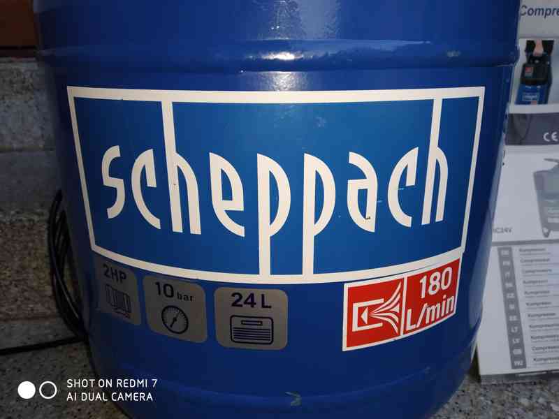 Prodám Bezolejový kompresor Scheppach HC 24 V -10 Barů.   - foto 5