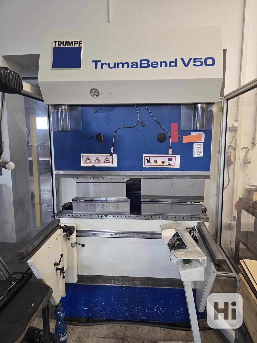 Použitý ohraňovací lis Trumpf TrumaBend V50, r. v. 2001 - foto 1