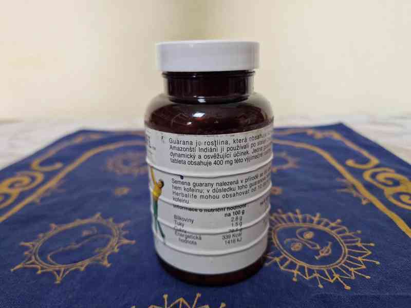 Originál zabalené balení Tablety Guarana Herbalife - foto 3