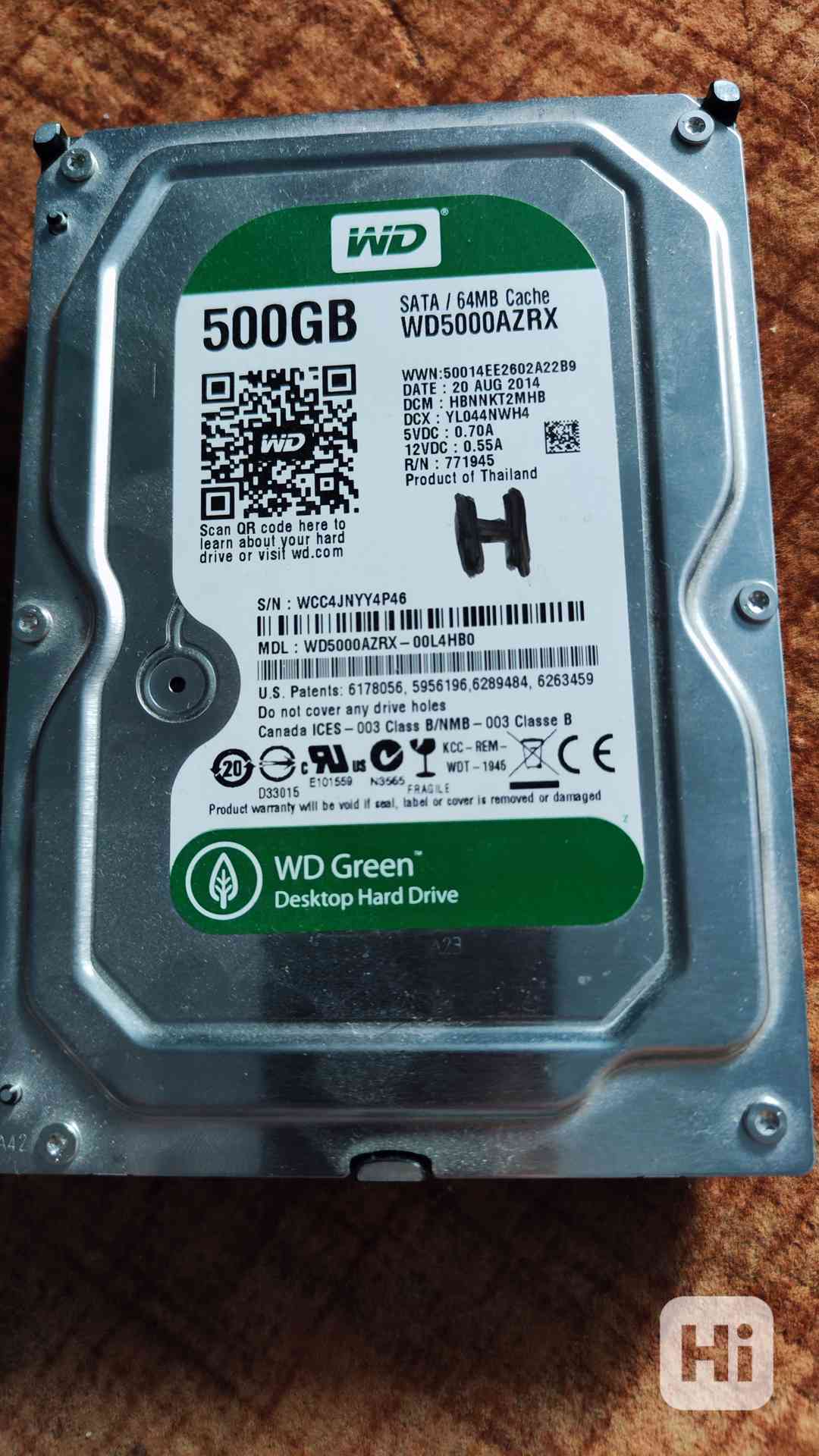  HDD WD5000AZRX 3,5 500 GB SATA - foto 1