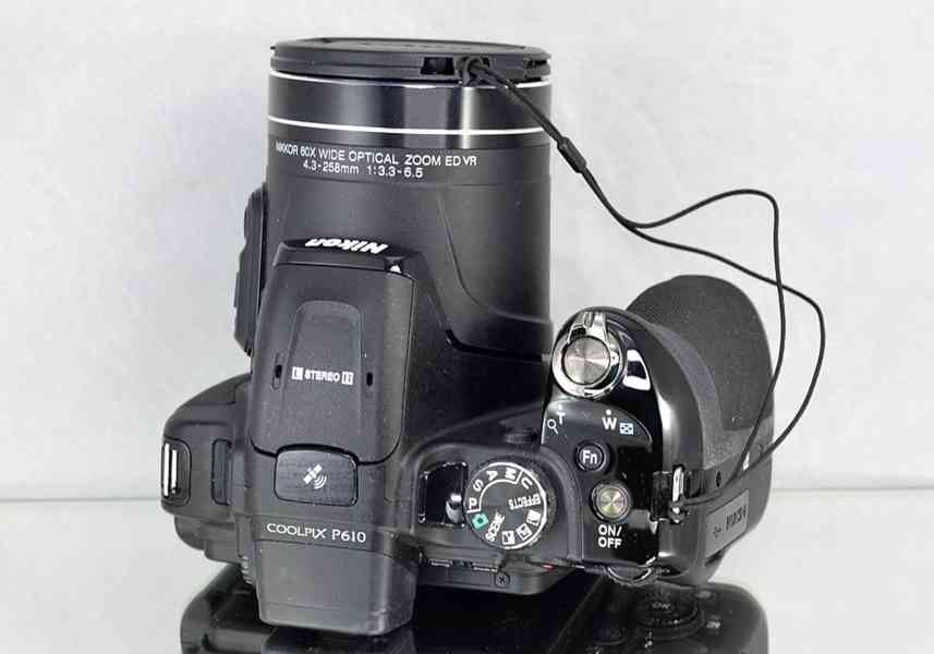 Nikon CoolPix P610 CMOS*60x ZOOM*Full HDV*WIFI*BAG - foto 6