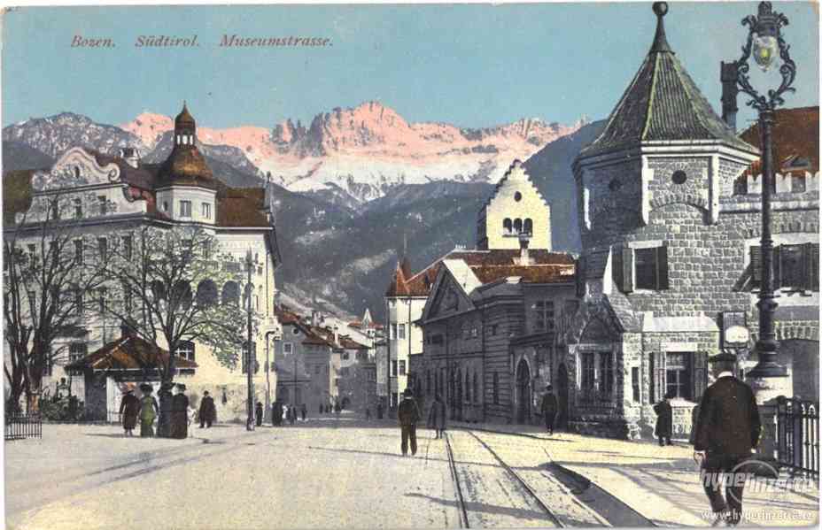 Stará pohlednice Tyroly - Bozen (Bolzano) - foto 1