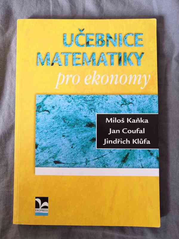 VŠE učebnice matematiky pro ekonomy - Miloš Kaňka, Coufal - foto 1